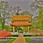 Siamesischer Tempel (»Thai Sala«) im Kurpark Bad Homburg HDR bearbeitet