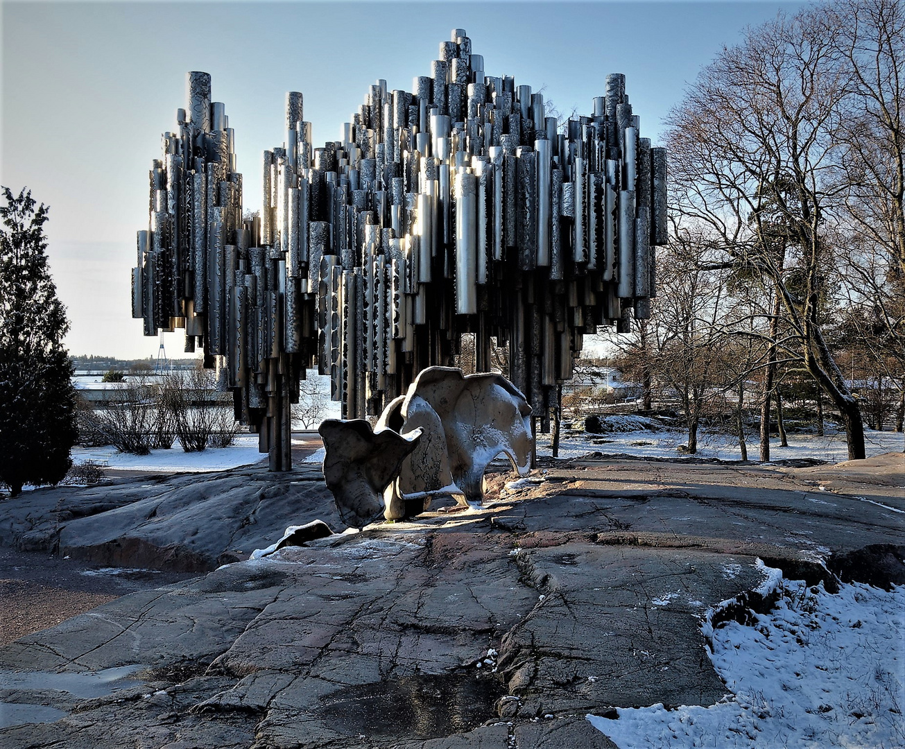  SIBELIUS-Denkmal in Helsinki