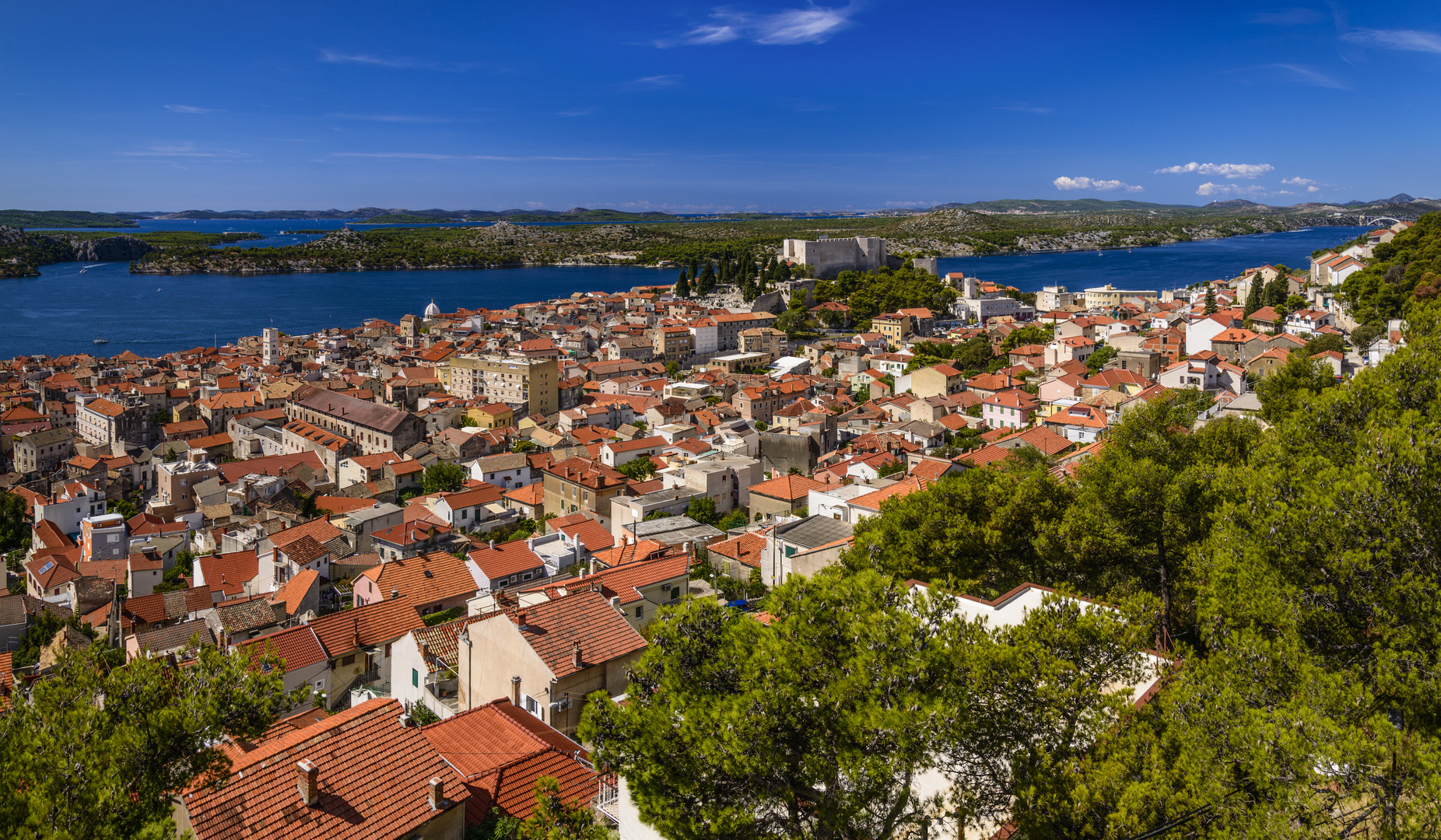 Sibenik Altstadt, Dalmatien, Kroatien