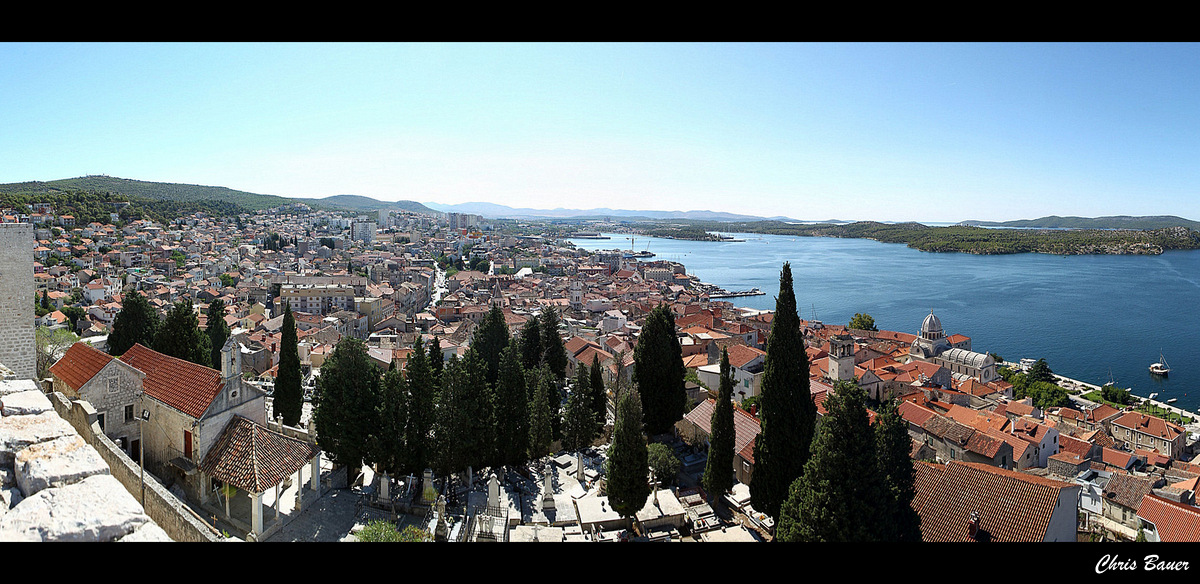 Sibenik Altstadtpanorama