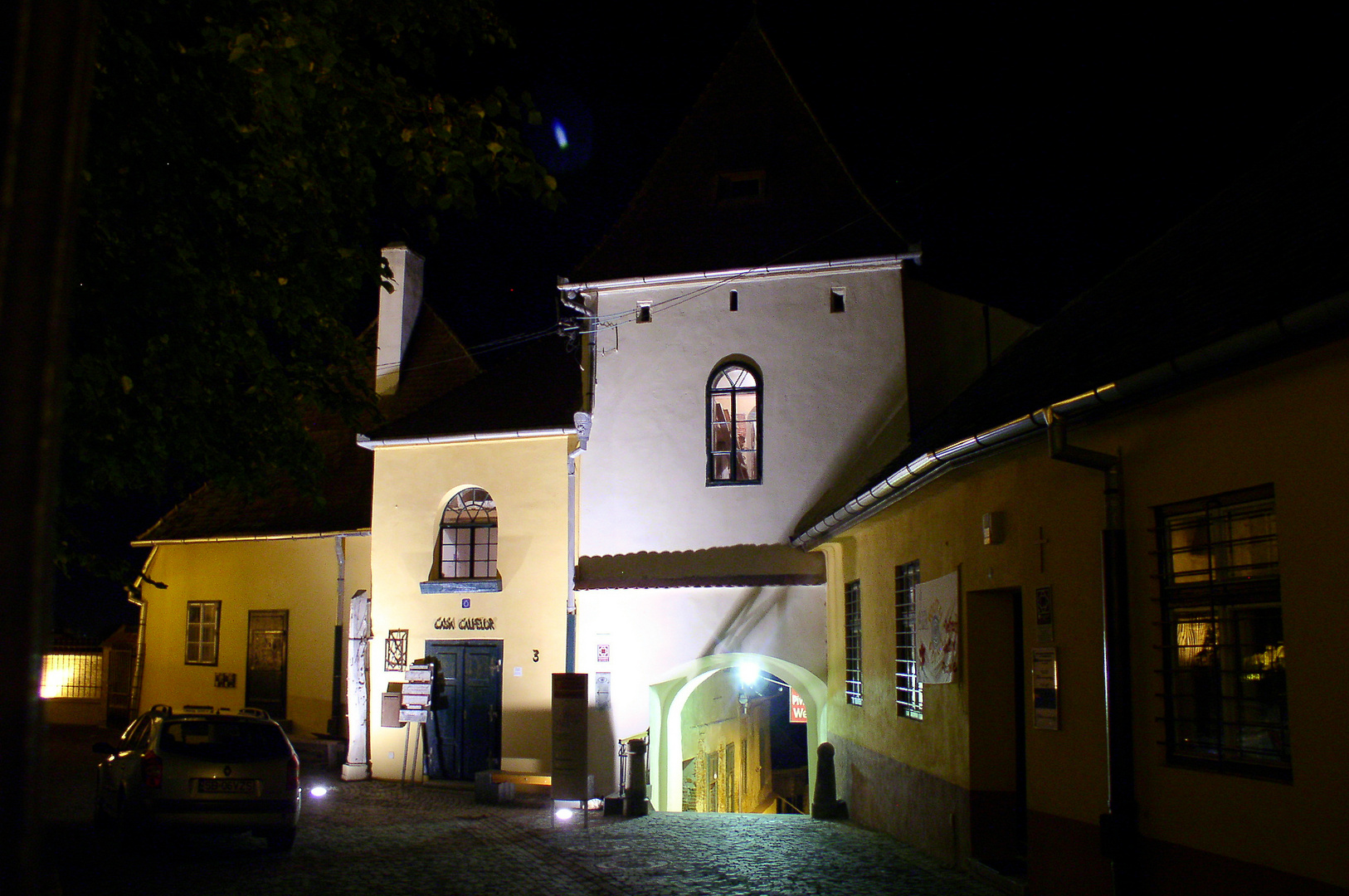Sibiu bei Nacht 2