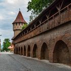 Sibiu/Hermannstadt - Stadtmauer und Zimmermannsturm