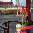 Sibiu/Rumänien - Blick aus dem Haller Café auf den großen Ring | Juni 2006