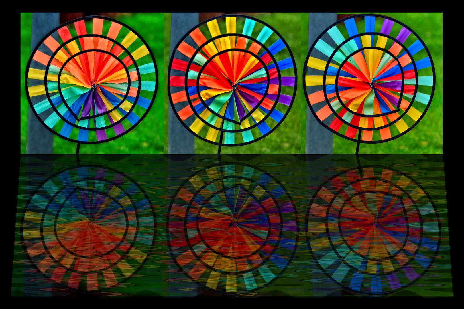 Sich bewegende Farben Farben die bewegen Foto &amp; Bild experimente