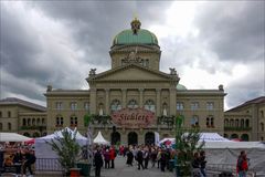 Sichlete vor dem Bundeshaus