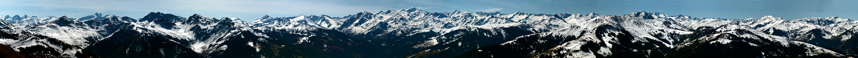 Sicht am 02.04.2011 vom Kitzbühler Horn