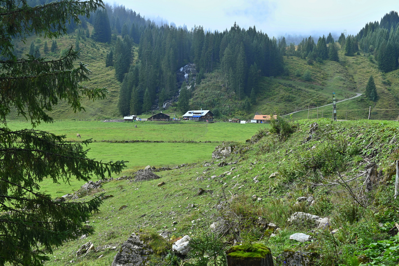 Sicht auf Alpe Melköde