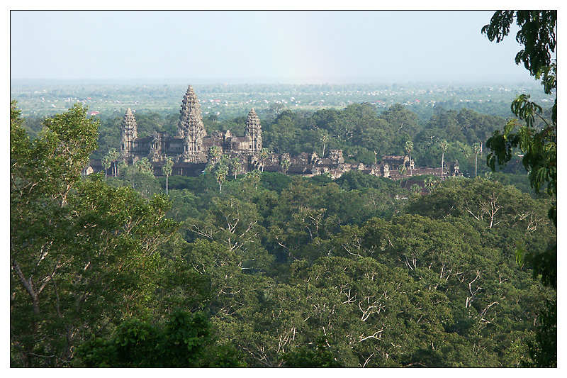 Sicht auf Angkor Wat vom Phnom Bakheng - Siem Reap, Kambodscha