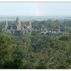 Sicht auf Angkor Wat vom Phnom Bakheng - Siem Reap, Kambodscha