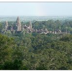 Sicht auf Angkor Wat vom Phnom Bakheng - Siem Reap, Kambodscha