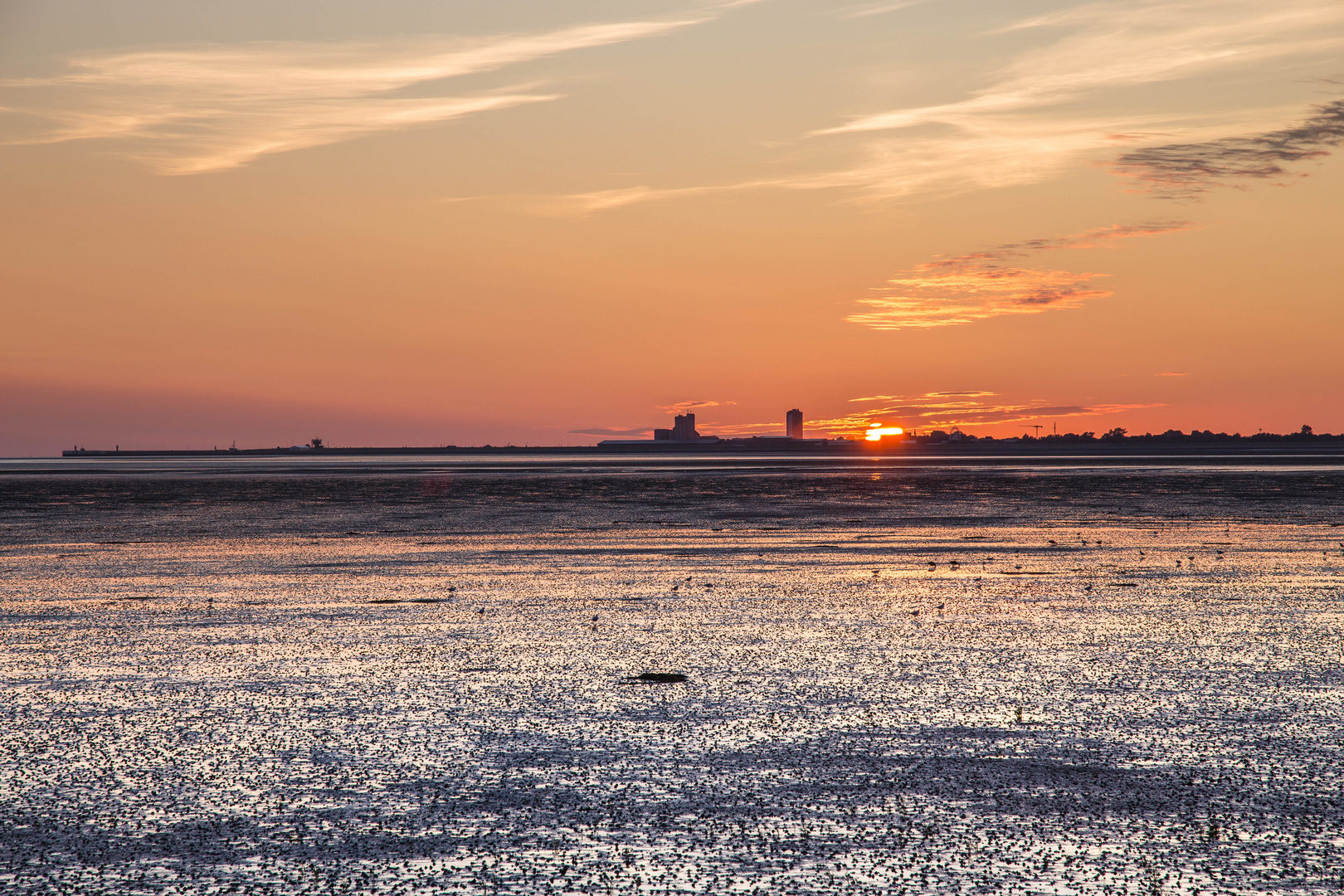 Sicht auf Büsum