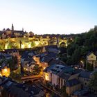 Sicht auf den Grund die Altstadt Luxemburg