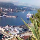 Sicht auf den Hafen von Monaco