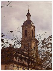 Sicht auf den Kirchturm