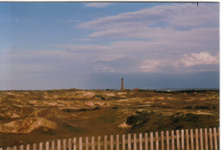 Sicht auf den Leuchturm von Norderney