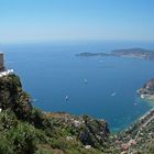 sicht auf die bucht vor beaulieu/nizza