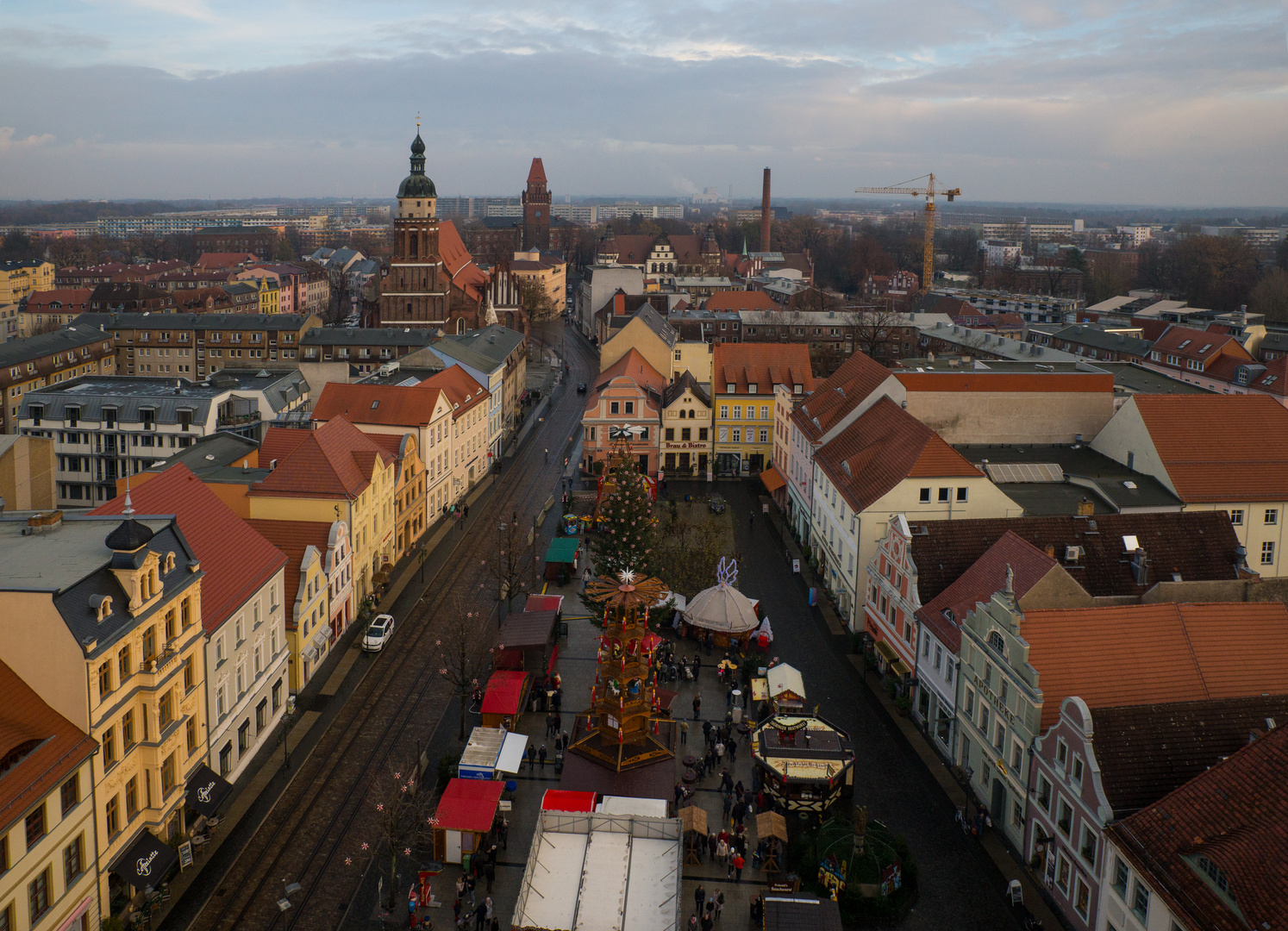 Sicht auf die "Gute Stube" von Cottbus