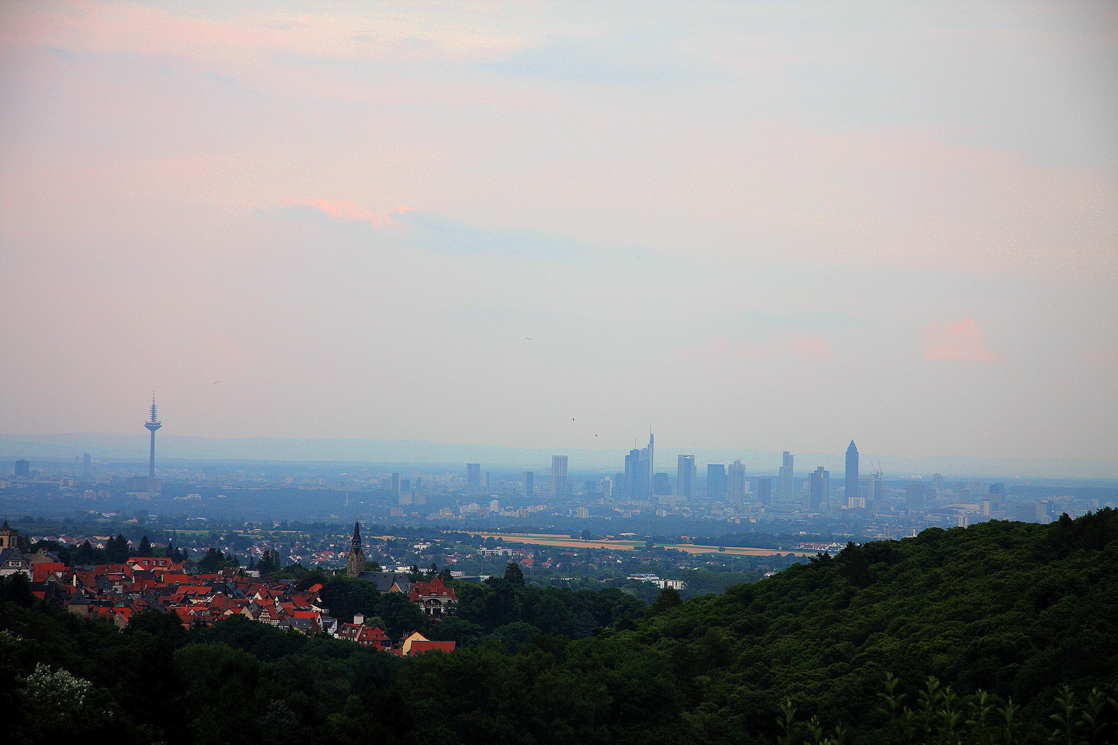 Sicht auf Frankfurt (Main)