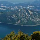 Sicht auf  Lugano  San Salvatore und Melide 