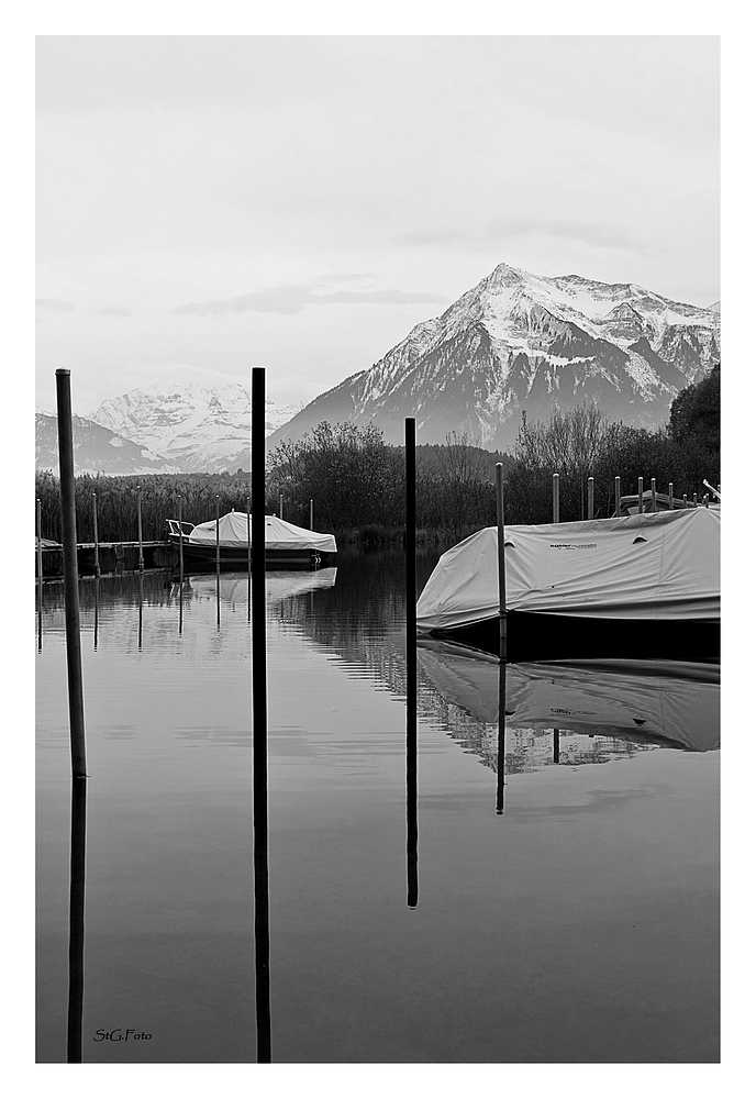 Sicht auf Niesen, Berner Oberland