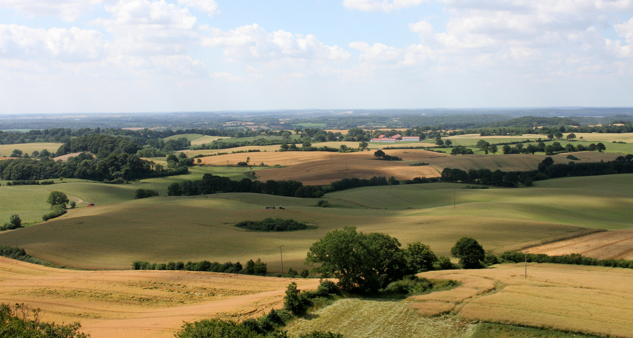 Sicht auf Ostholstein vom Bungsberg 