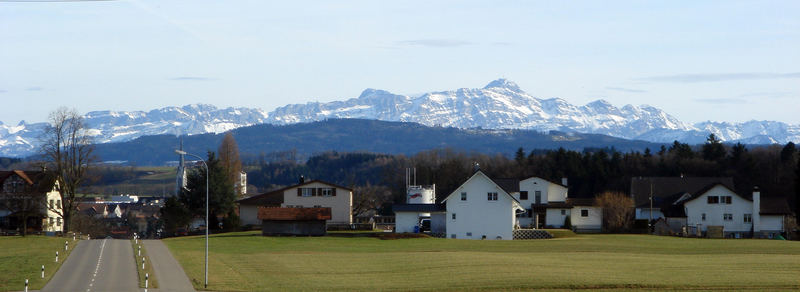 Sicht auf Säntis von Sommeri her