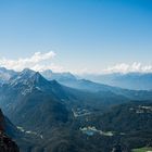 Sicht aus der Karwendel Gebirge