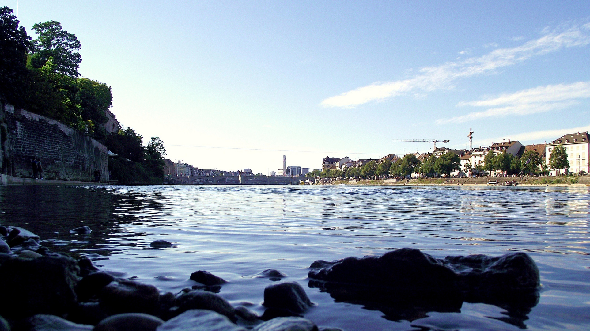 Sicht Richtung mittlere Brücke