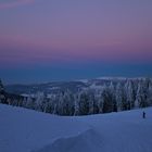 Sicht vom Belchen zum Feldberg in weiter Ferne ca. 1500 m