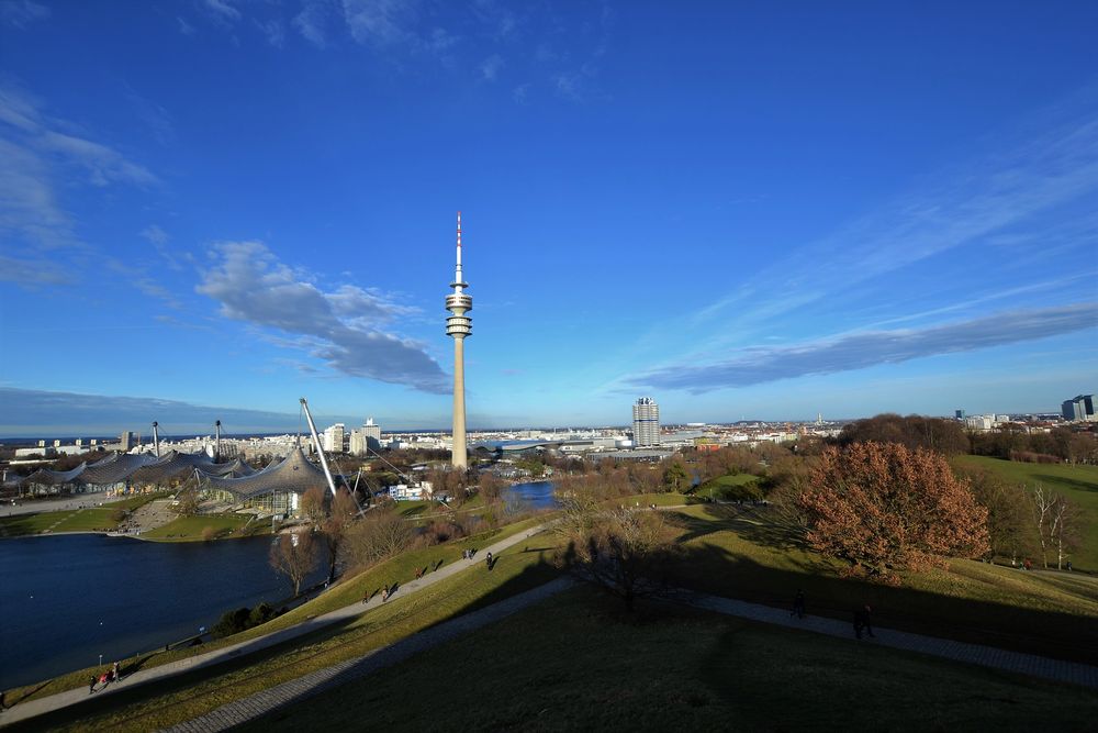 Sicht vom Olympiaberg