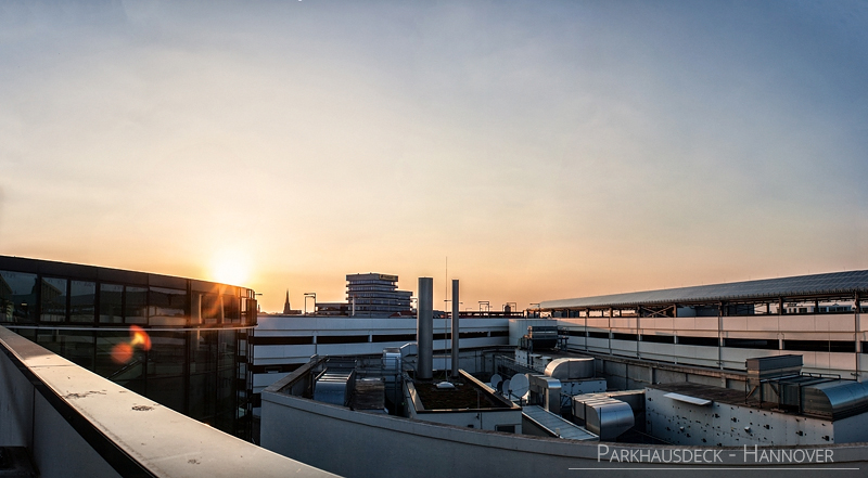 Sicht vom Parkhausdeck