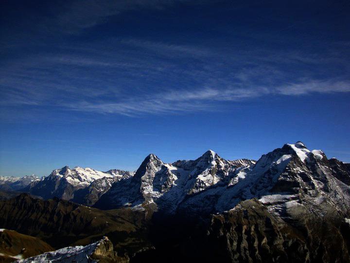 Sicht vom Schilthorn