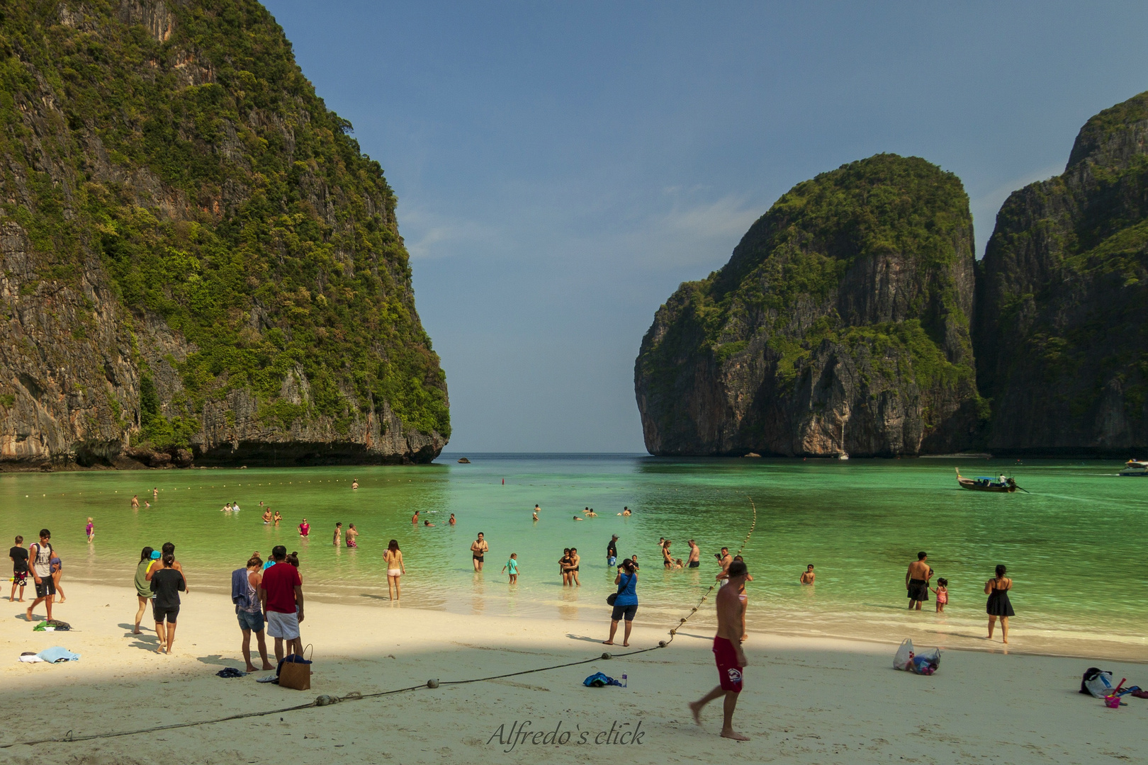 Sicht vom Strand Koh Phi Phi 