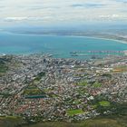 Sicht vom Tafelberg auf Cape Town