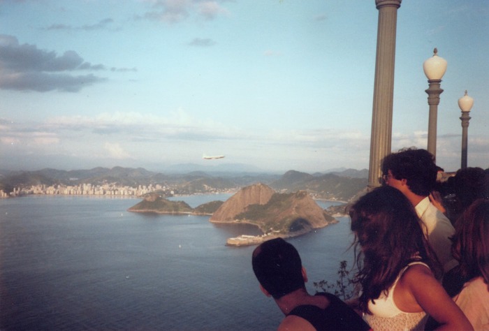 Sicht vom Zuckerhut auf Niteroi