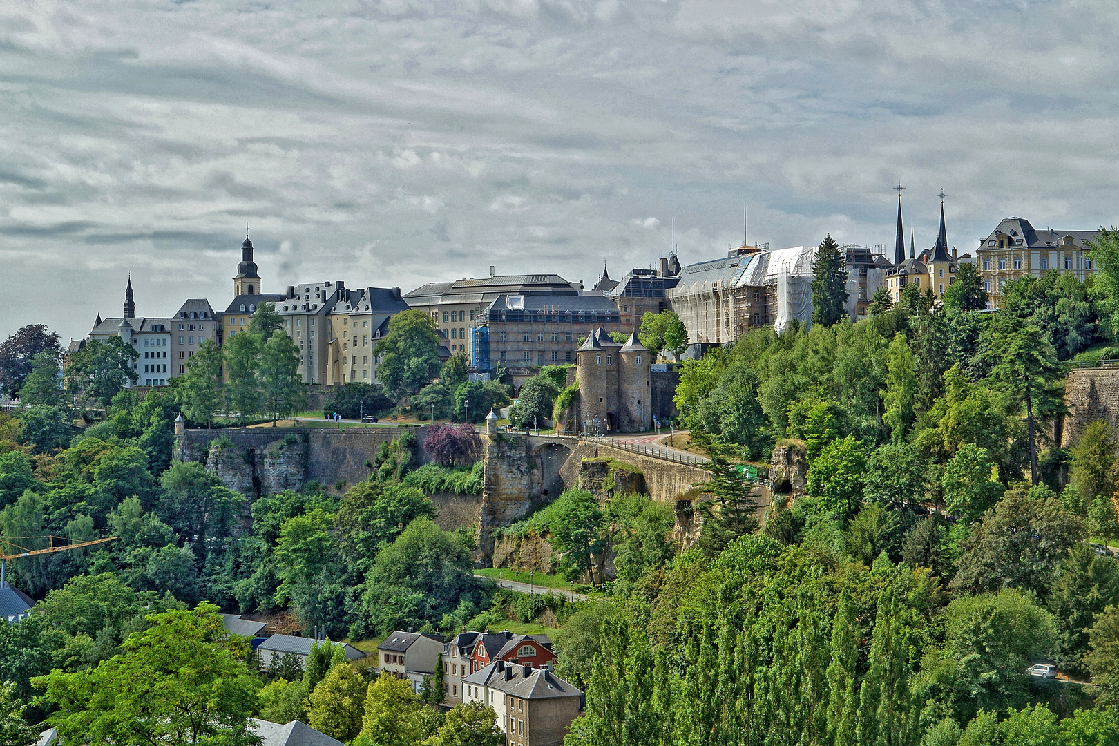 Sicht von den drei Eicheln auf die alte Oberstadt