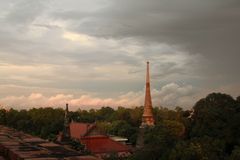 Sicht von einem Tempel in Ayutthaya