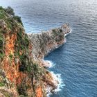 Sicht von einer Burg in Alanya