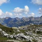 Sicht von Südgradaufstieg zum Nebelhorn