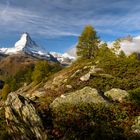 Sicht von Sunnegga auf das Matterhorn
