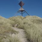 Sichtzeichen am Strand von Houvig