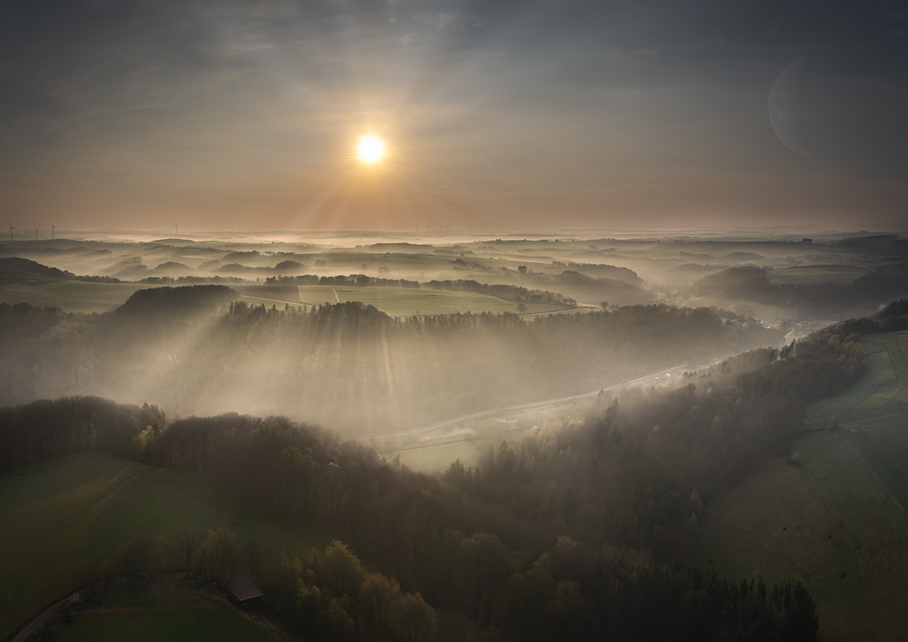 Sickinger Höhe am Morgen