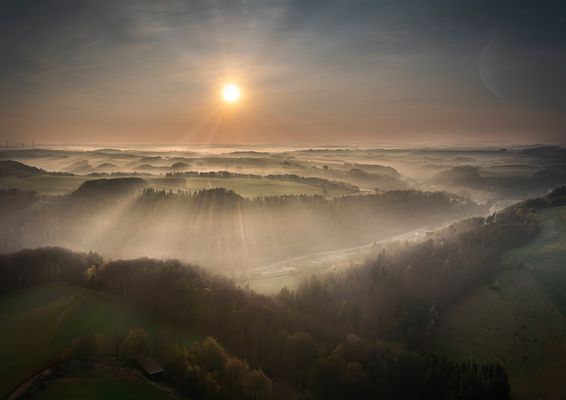 Sickinger Höhe am Morgen