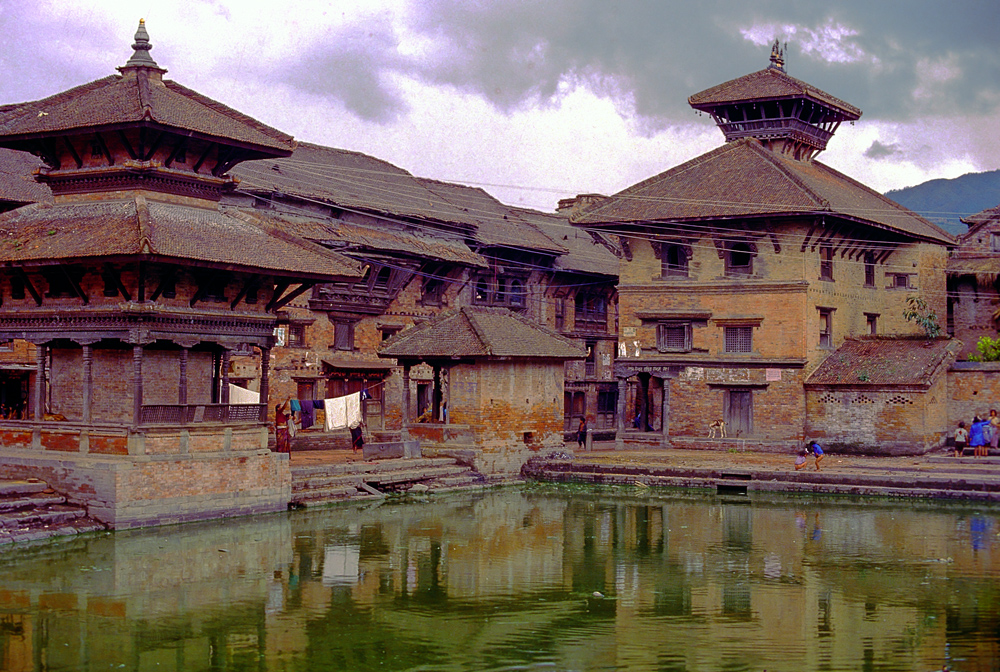 Siddhi Pokhari pond in Bhaktapur