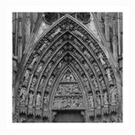 Side entrance of the Cathedral in Strasbourg.