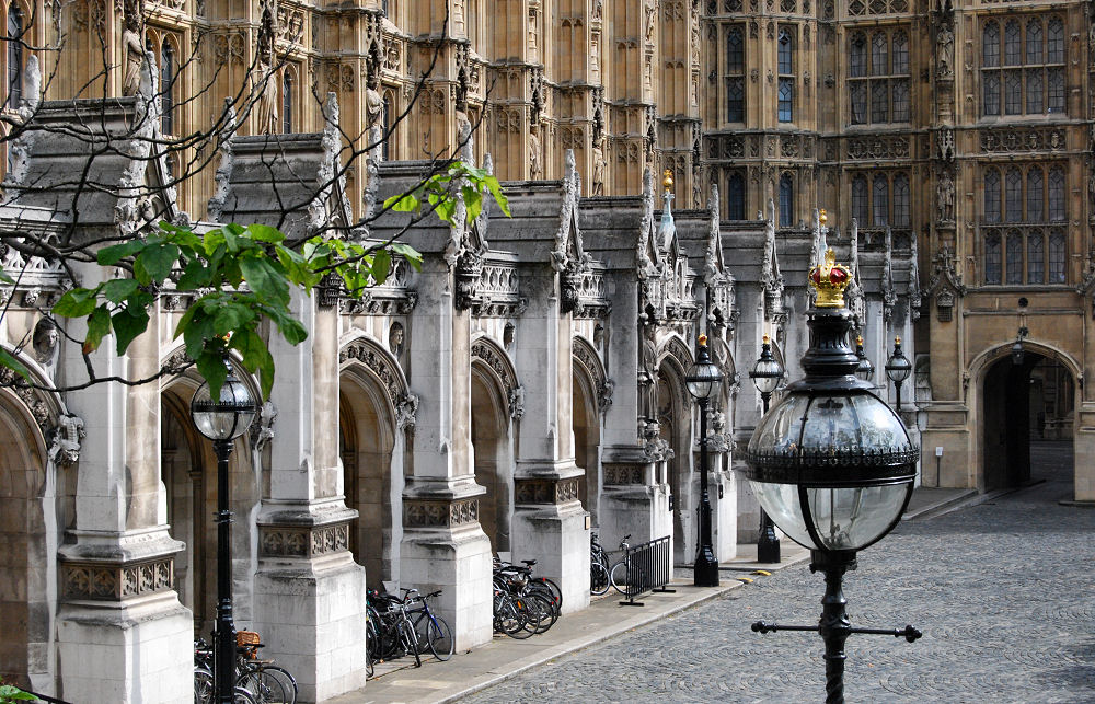 Side-entrance of the Houses of Parliament