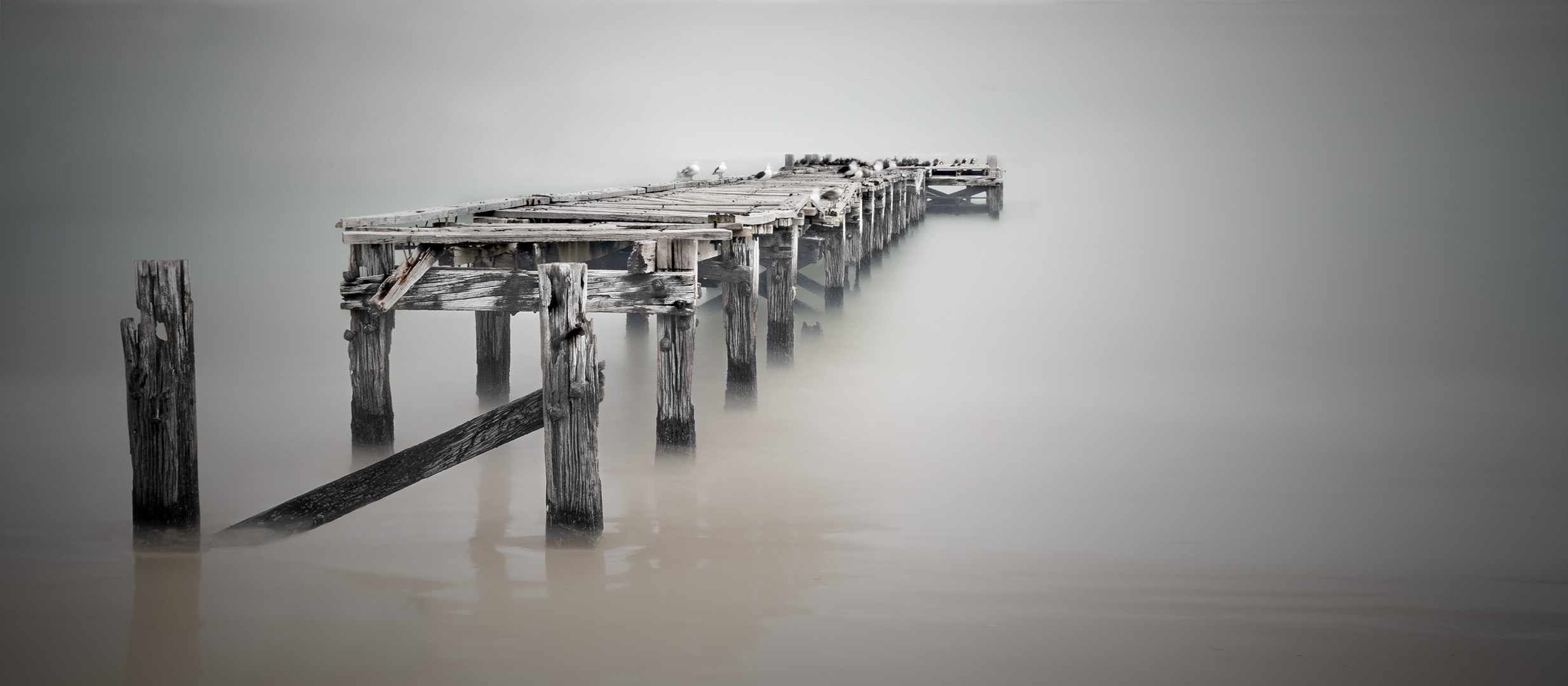 Side view of Strand jetty