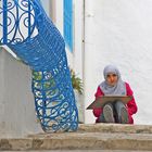 Sidi Bou Said (3), Kunststudentin/ Student of Art I