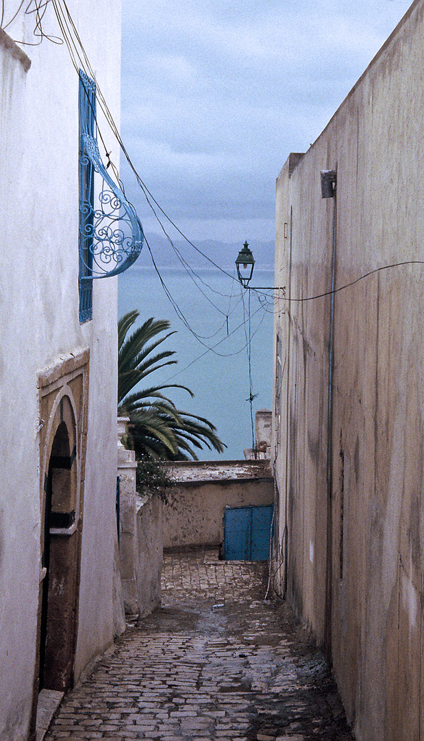 Sidi Bou Said schaut aufs Meer