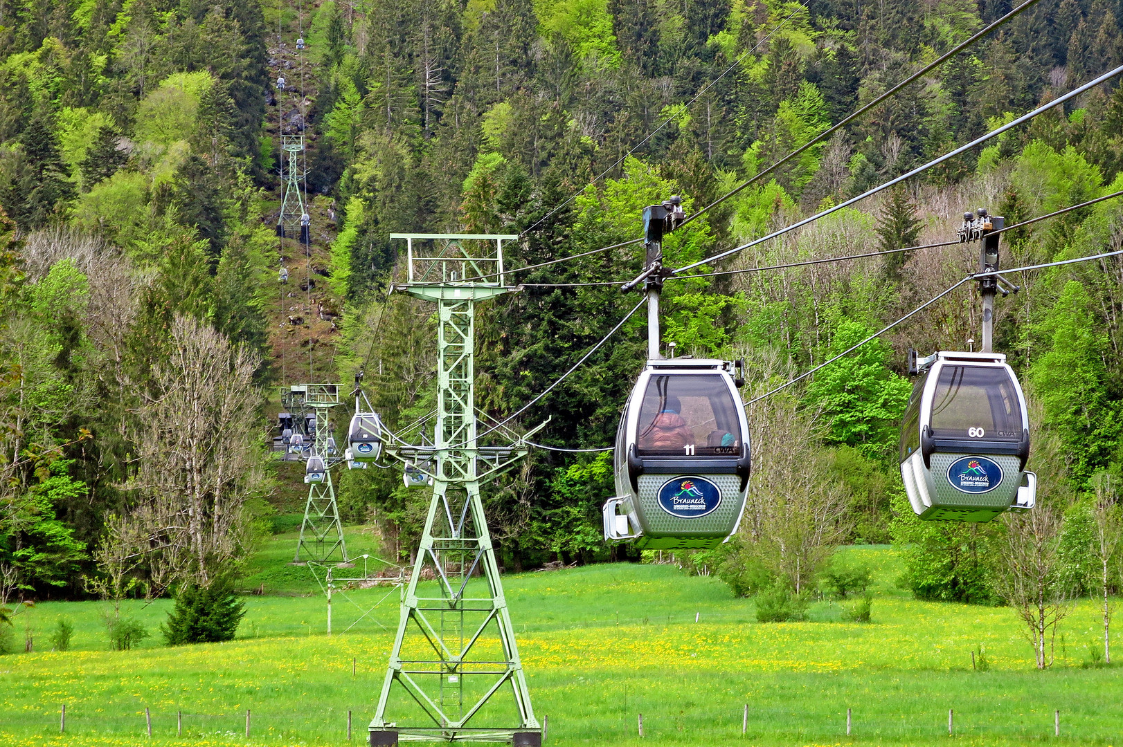 Sie fährt wieder, die Bergbahn